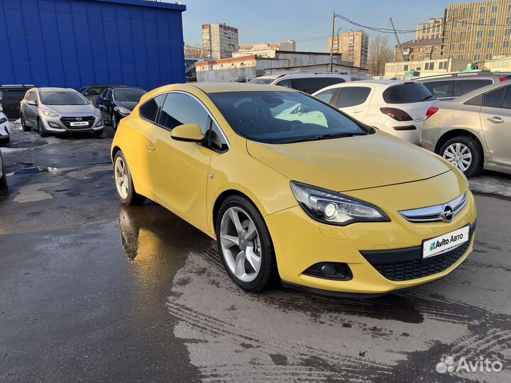 Opel Astra GTC 1.4 AT, 2012, 129 000 км