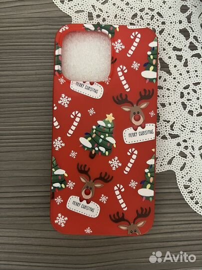 Чехол на iPhone 13 pro новогодний