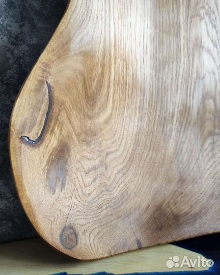 Чаша для подачи шашлыка, плова из цельного дуба