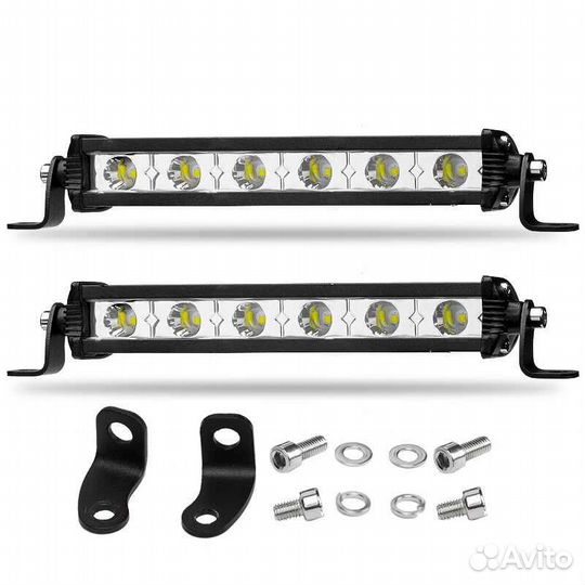 Светодиодная фара точечный свет 6 led 18w дхо