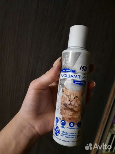 Шампунь для кошек от блох