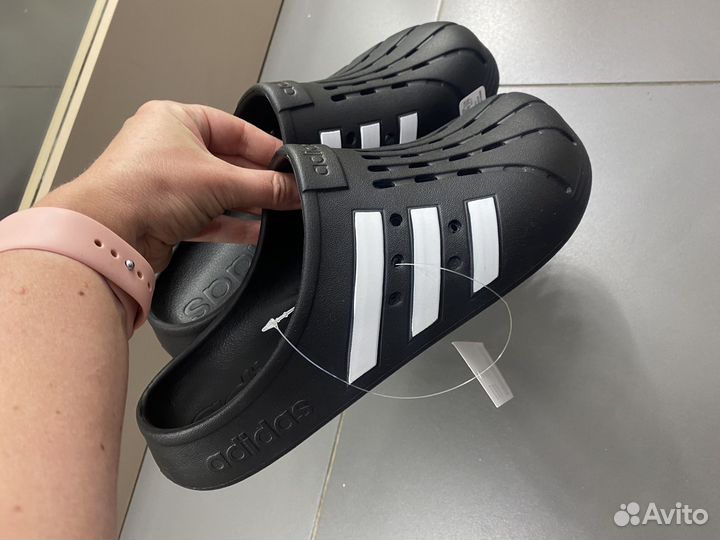 Сабо Adidas кроксы мужские шлепки 44 тапки