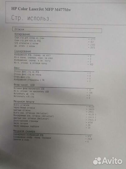 Мфу Color Laser Jet pro MFP M477fdw