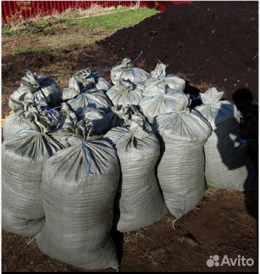 Торф, навоз в мешках