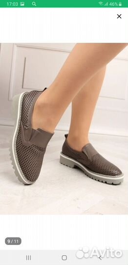 Мокасины новые полуботинки офисные
