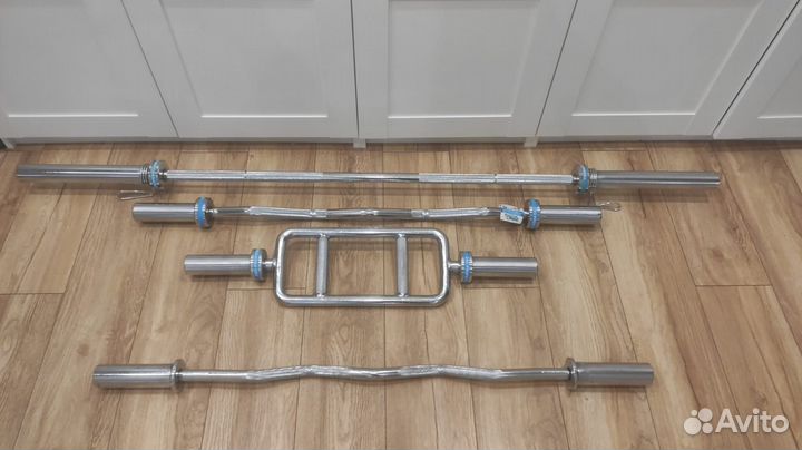 Грифы Олимпийские и диски ZSO D50мм-51мм замки