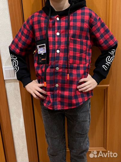 Рубашка, рукава теплые