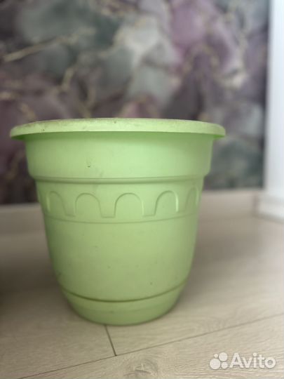 Горшок кашпо керамика, кашпо пластик