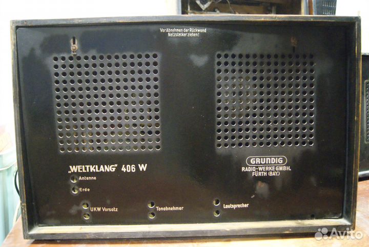 Ламповый приёмник Grundig Weltklang 406 W 43