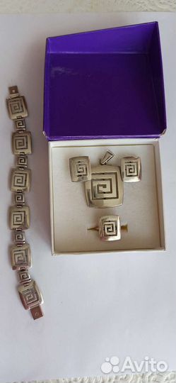 Серебряный комплект