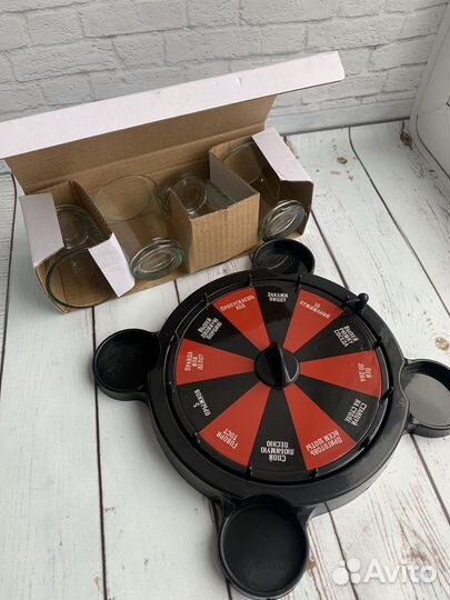 Игровой набор Рулетка под градусом для мужчин