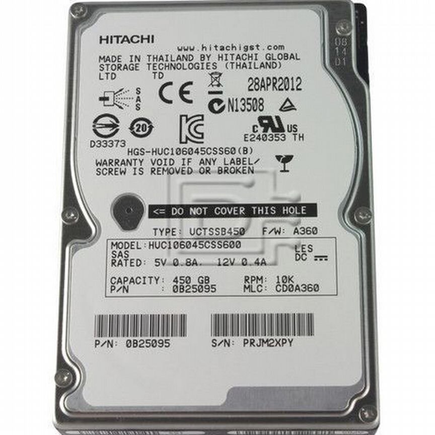 [HUC106045CSS600] Жесткий Диск Hgst 450gb Huc106045css600