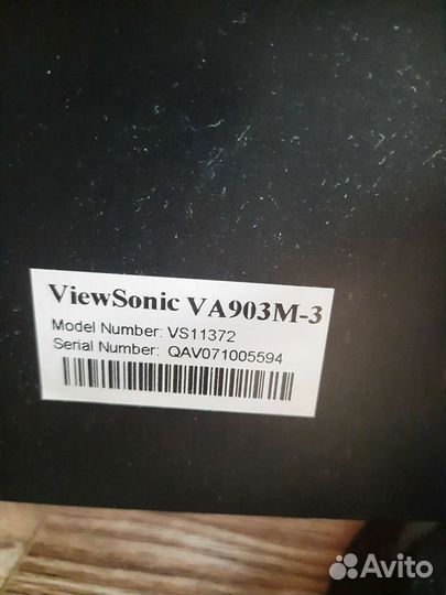 Монитор для компьютера ViewSonik VA930m