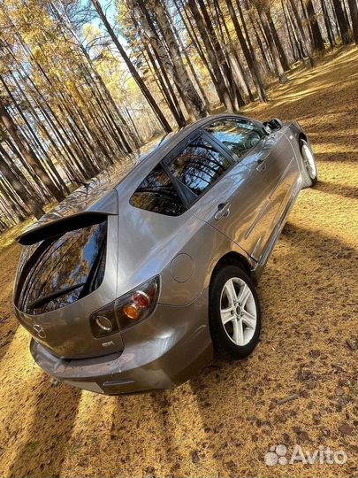 Mazda 3 2.3 AT, 2004, битый, 190 000 км