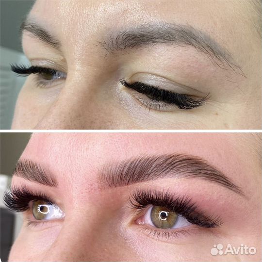 Брови. Ламинирование бровей и ресниц. Обучение