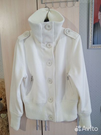 Куртка флисовая теплая ветровка 50