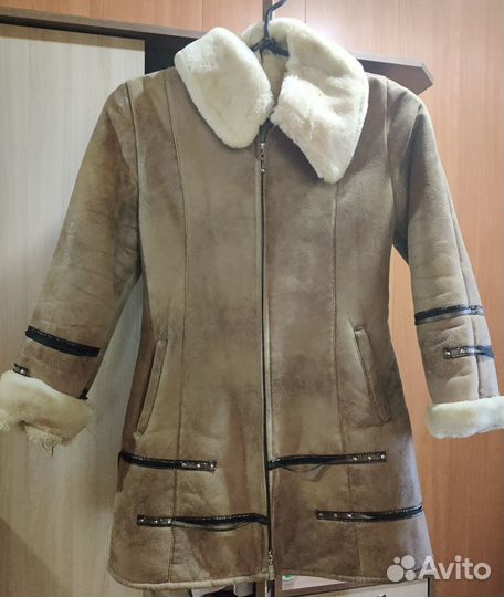 Дубленка натуральная женская 42 44