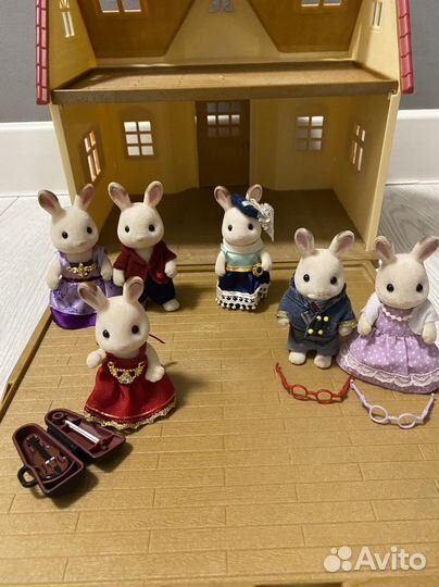 Sylvanian families семьи зверюшек
