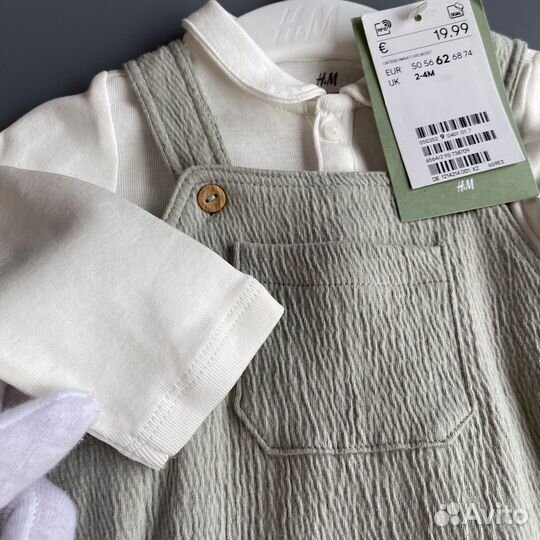 Комбинезон и боди h&m 62