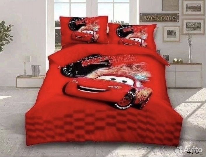 Детское постельное белье размер 1.5новое