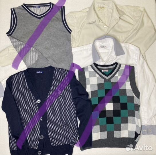 Пакетом школьная одежда 128 134 + портфель