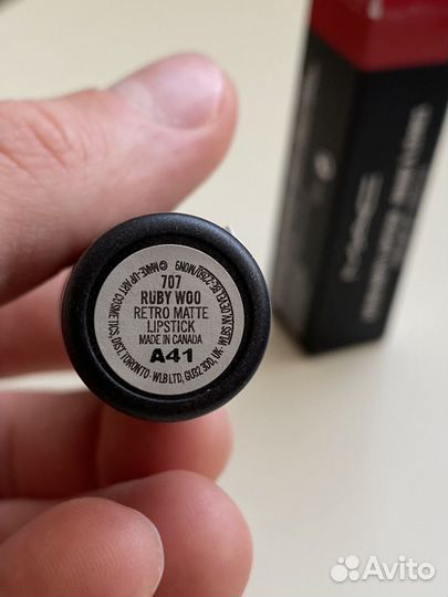 Помада MAC 707 Ruby Woo 3g