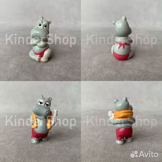 Киндер серия Бегемоты Гавайские (1988)