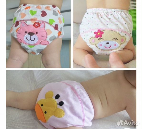 Набор детских трусиков с мембраной (по 5 штук)