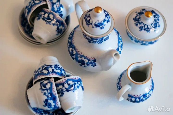 Винтаж: Чайно-кофейный сервиз Jlmenau Германия