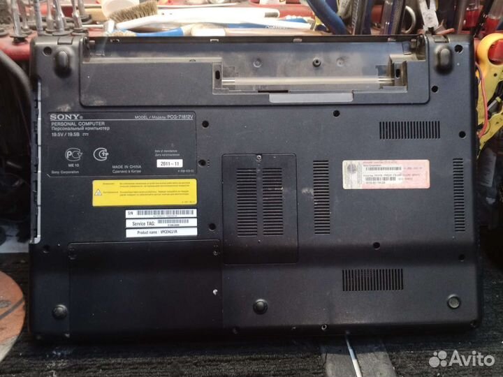 Корпус ноутбука sony PCG-71812V