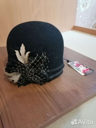 Шляпа фетровая женская новая