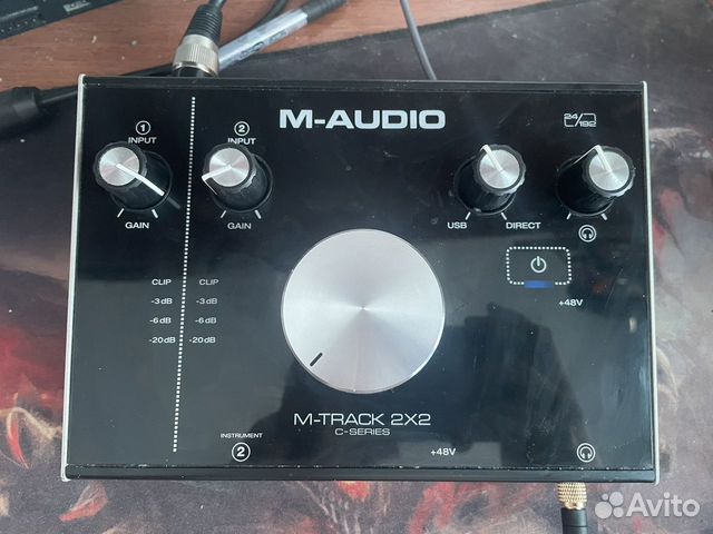 Внешняя звуковая аудио карта M audio m track 2x2