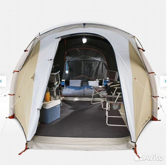 Палатка надувная 4-мес Quechua AIR seconds 4.1 F&B