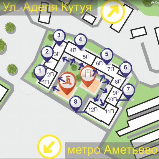 Квартира-студия, 23,9 м², 3/20 эт.
