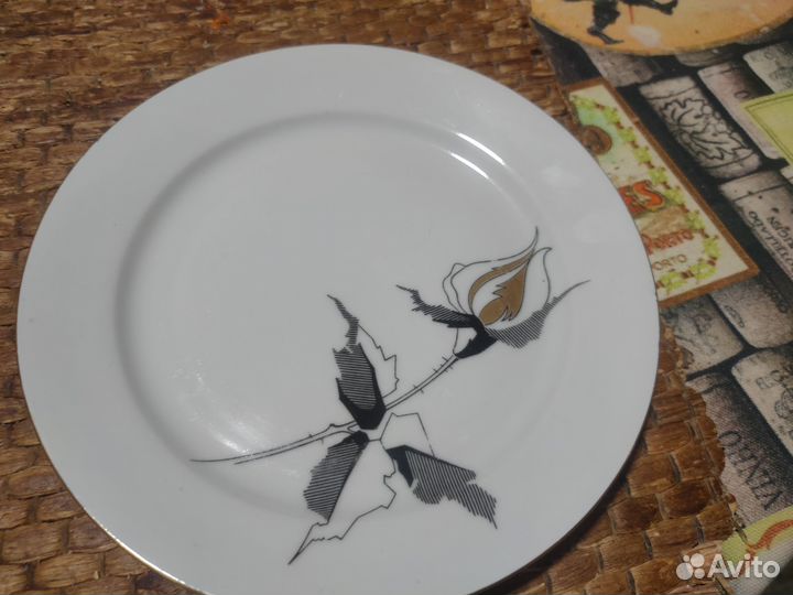 Кофейный сервиз freiberg гдр Роза