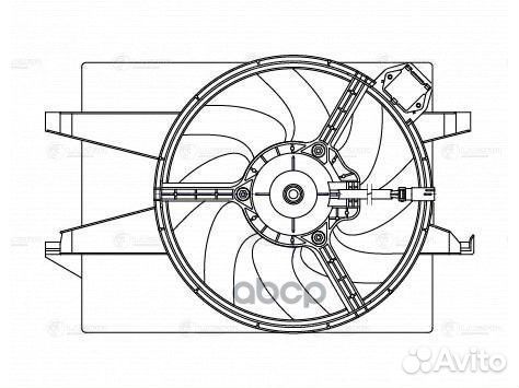 Электровентилятор охлаждения Ford Fiesta (01)