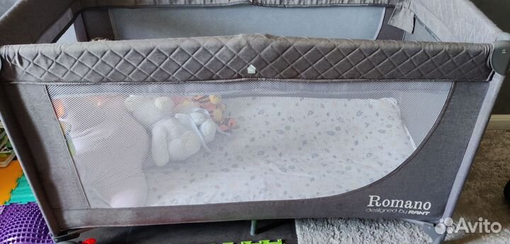 Детская кровать манеж с матрасом