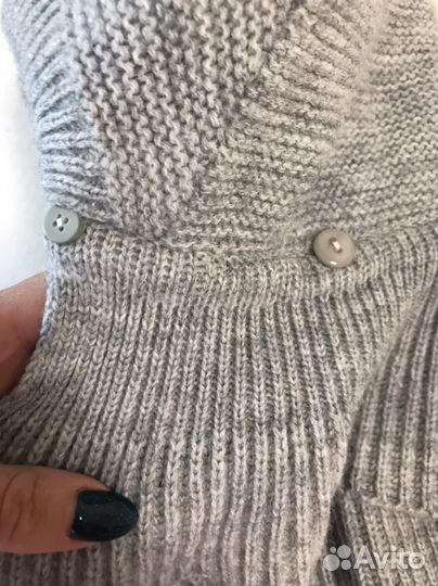 Зимняя шапка журавлик