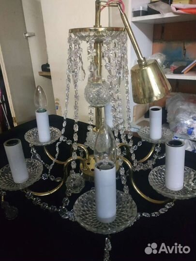 Хрустальная люстра СССР