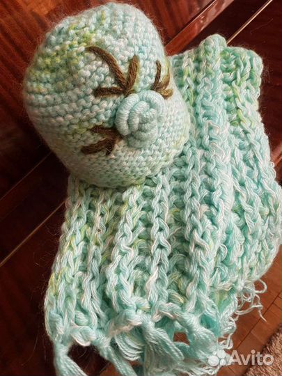 Шапочки.шарфы