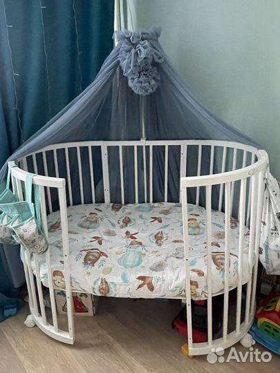 Детская кроватка трансформер 8 в 1