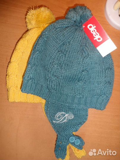 Продам новые шапки и перчатки