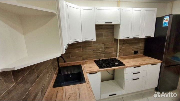 Кухонный гарнитур белый модульный новый