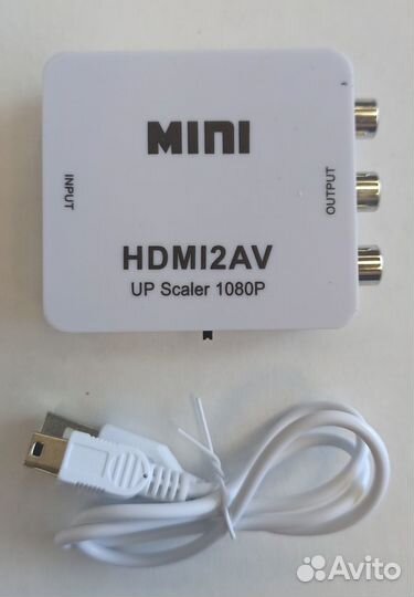 Переходник hdmi-3RCA(тюльпаны), новый