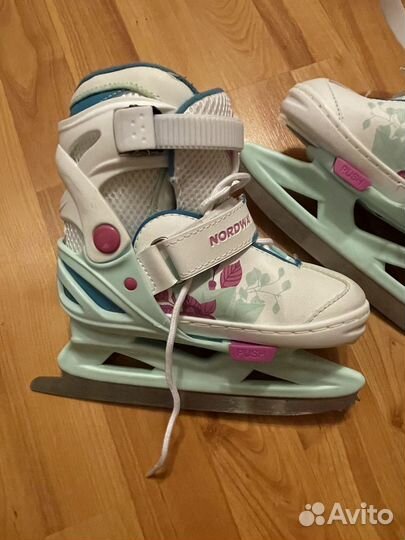 Коньки детские раздвижные 26-31 размер