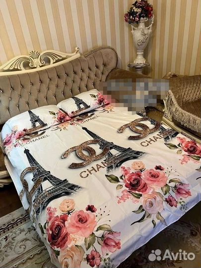 Белье постельное 3 в 1 С одеялом и подушками