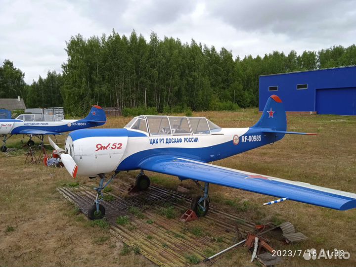 Полет на учебно-спортивном самолете Як-52