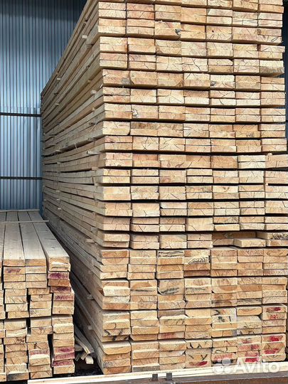 Доска обрезная 40х100х6000мм с доставкой