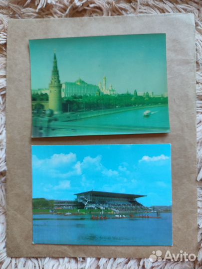 Открытки старинные Москва Петергоф