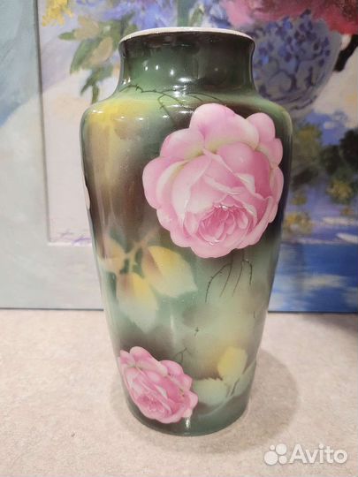 Ваза фарфоровая из Бельгии